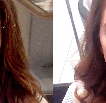 Before/After: floaty curls from the Style Bar