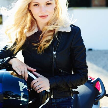 Keep your hair looking good after wearing a motorbike helmet