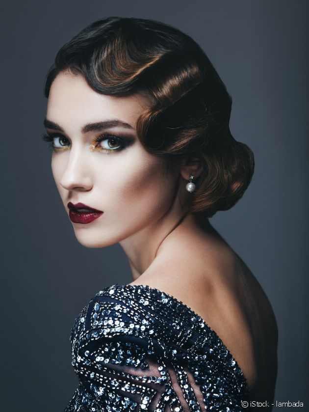 Image of Finger waves vintage hairstyle