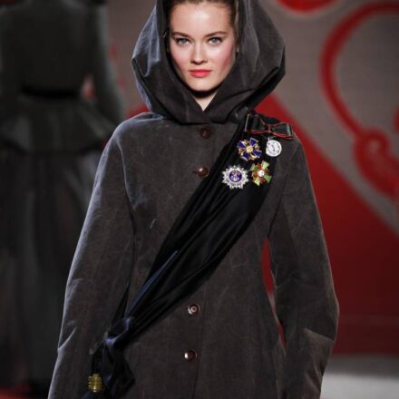 Spotted on the catwalks: the snow queen hood