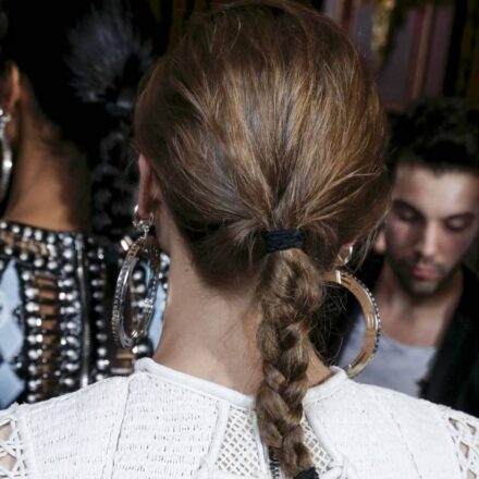 How to create the braided ponytail