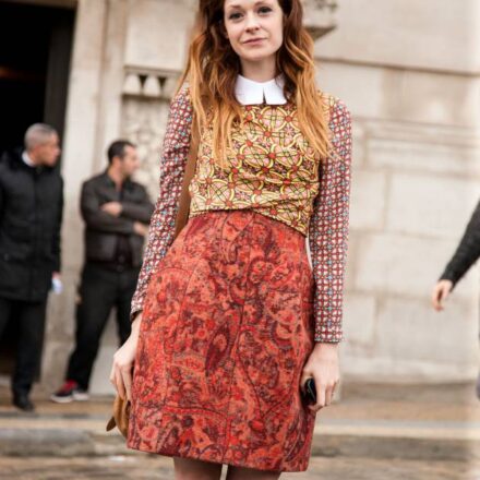 Streetstyle: the dip dye for redheads