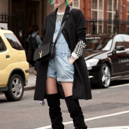 Streetstyle: looking after multi-coloured hair