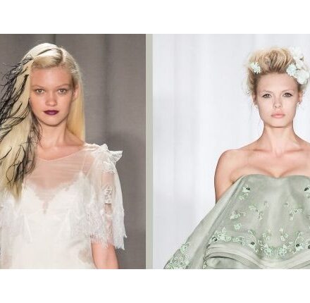 Are flowers and feathers the next big hair accessories?