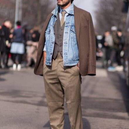 Streetstyle: gelled hair for guys