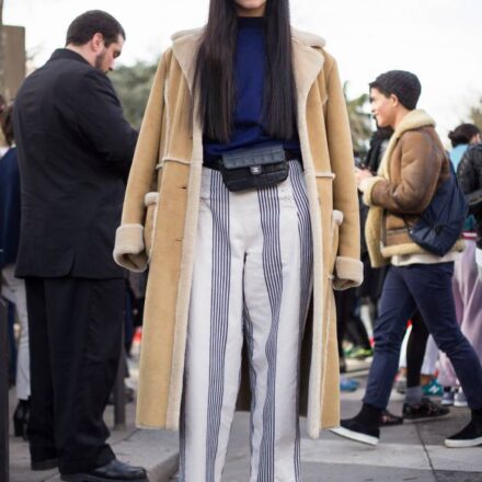 Streetstyle: super long, super straight hair