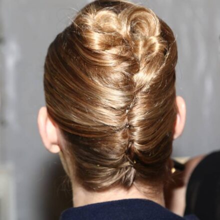 2014’s chic banana chignon