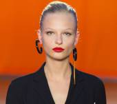 How can I create the wet look chignon from the Céline Fashion Show?
