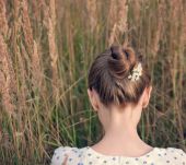 How can I create a snail shell chignon?