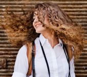 How can you relax curly hair?