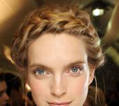 Braided crown or herringbone braid