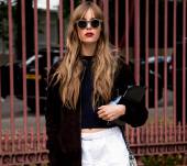 Streetstyle: Long, wavy hair, oh-so-chic!