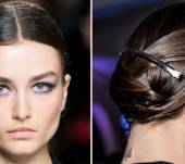 Spotted on the catwalks: the chromed hair barrette