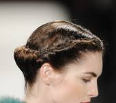 Retro trend: Rolled hair