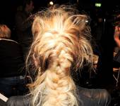 Create a messy fishtail plait