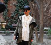 Streetstyle: the jet-black bowl cut